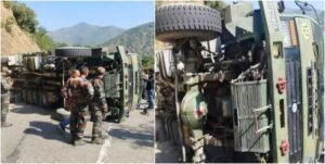 Soldier Dies as Army Truck Overturns in Devprayag