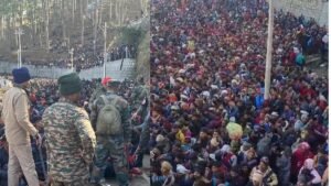 Massive Crowd at Army Recruitment Rally Causes Chaos, Gate Breaks and Several Injured